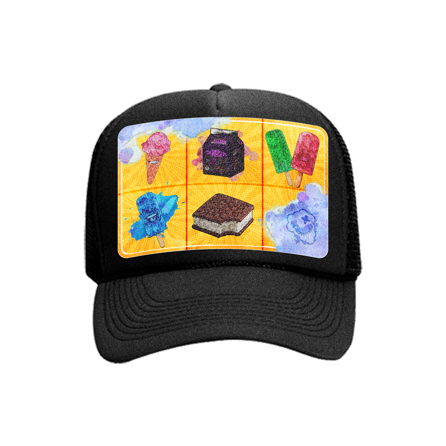 “Bust Down Da Trap” Favorite Flavor ? Grapo Mesh Hat
