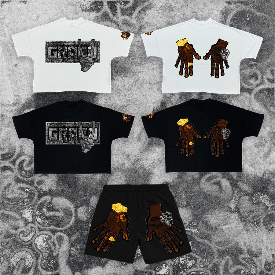 Black "Rich Off Grapo" Box Tee