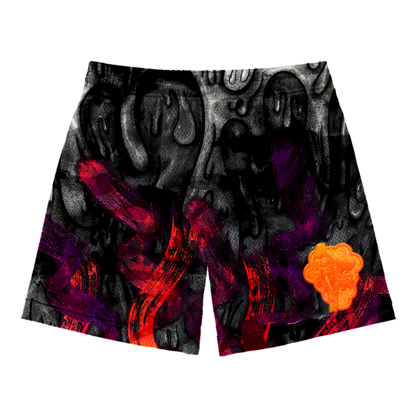 “Sunset Syrup” Grapo Mesh Shorts