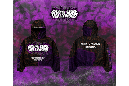 “Sippin Triss” Grapo Gone Hollywood Windblazer Zipper Hoodie