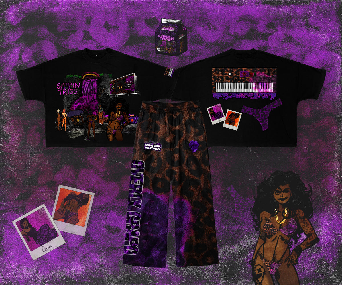 “Sippin Triss” Grapo Gone Hollywood Windblazer Pants