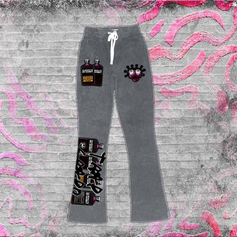 "Da Wock To My Hardt" GRAPO > DRANK Flare Pants [Exclusive]