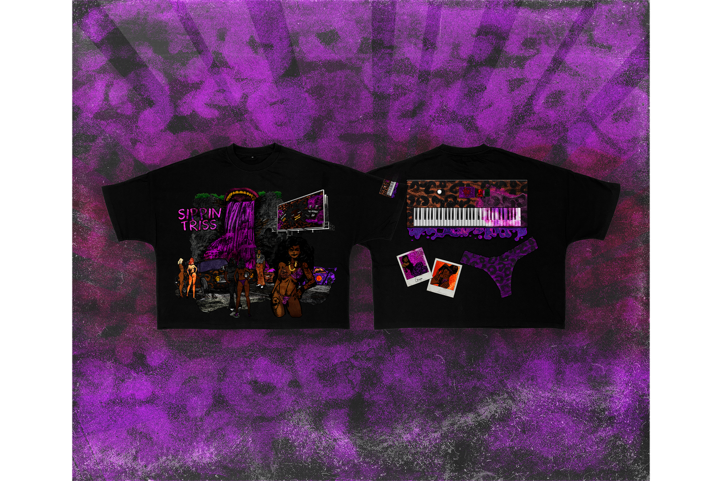 “Sippin Triss” Mr.Grapo Music Video Oversized Comfort Tee