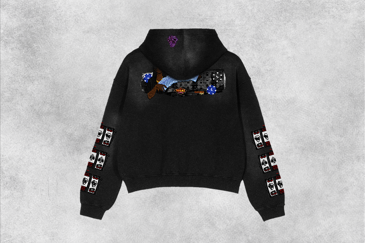 “Fetti Roulette” Krazy Gamble Zipper Hoodie