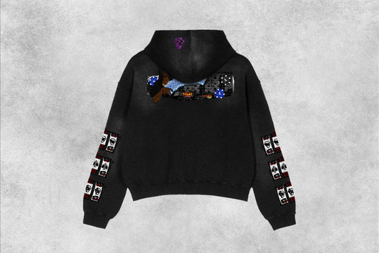 “Fetti Roulette” Krazy Gamble Zipper Hoodie