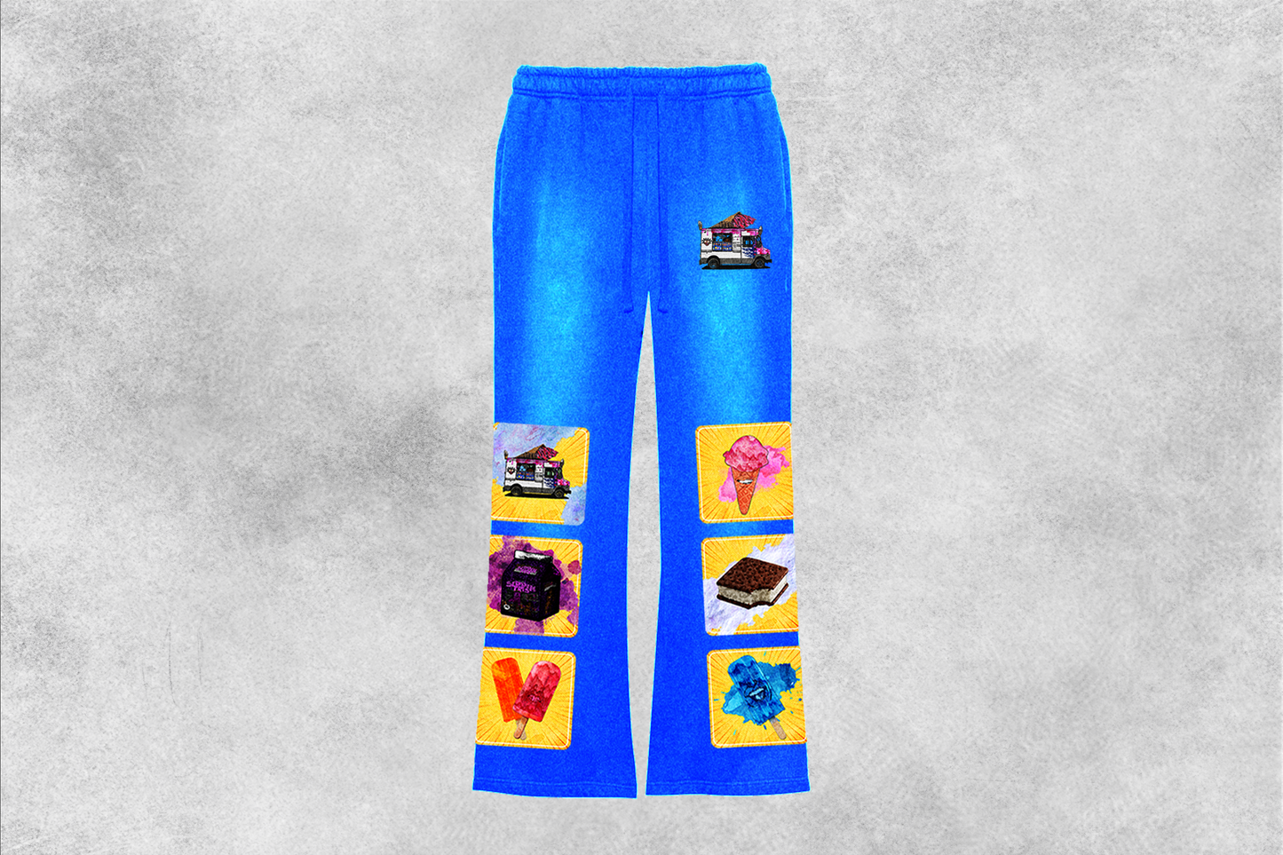 “Bust Down Da Trap” Grapo Icecream Sweatpants