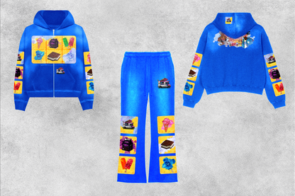 “Bust Down Da Trap” Grapo Icecream truck  Zipper Hoodie
