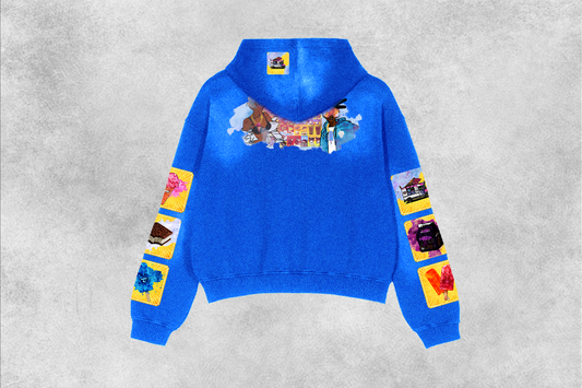 “Bust Down Da Trap” Grapo Icecream truck  Zipper Hoodie