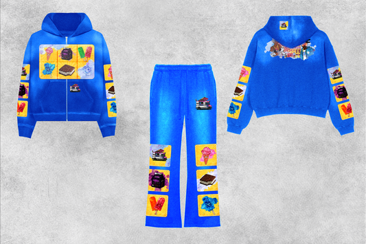 “Bust Down Da Trap” Grapo Icecream Sweatpants