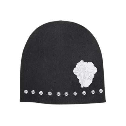 “Art & Chaos” Medusa Stone Grapo Beanie