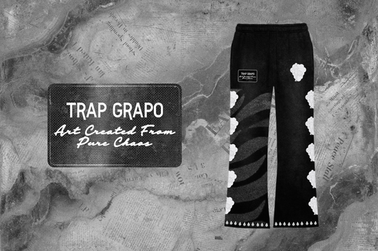 “ATM Glitch” Stitched Diamond Rhinestone Sweatpants