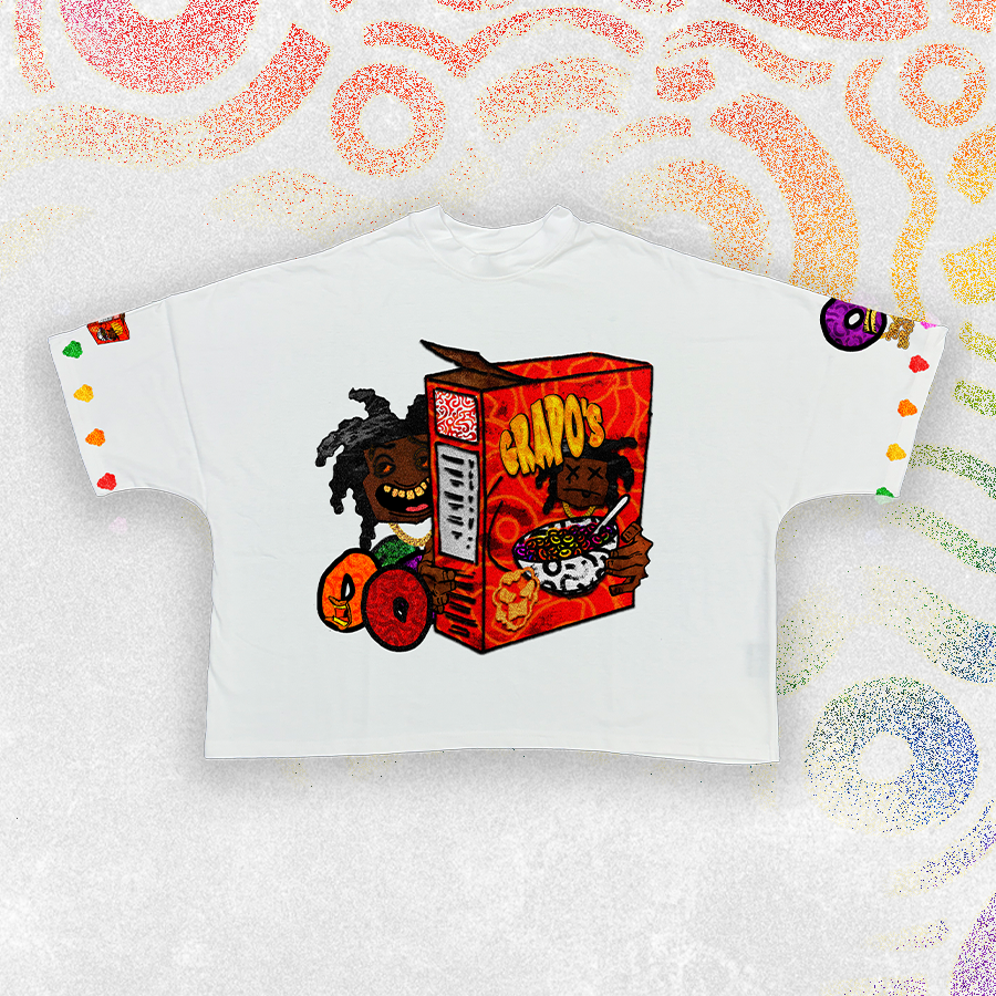"GRAPO's Cereal" Higher Than Grapo
Oversized Tee [Exclusive]