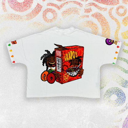 "GRAPO's Cereal" Higher Than Grapo
Oversized Tee [Exclusive]